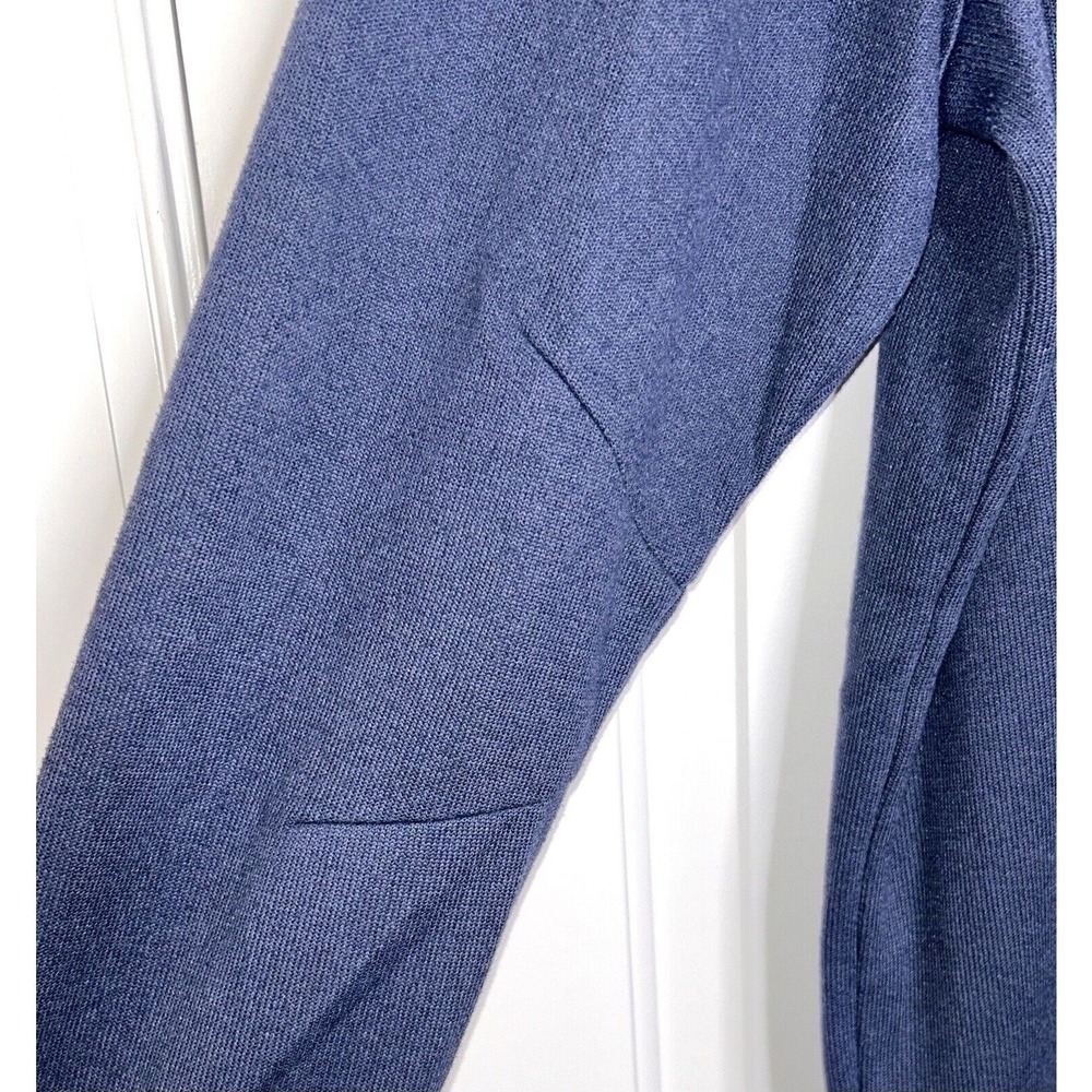UNDER ARMOUR GOLF Blue Storm Sweater Fleece 1/4 Snap Mock Neck Top Sz XXL - Picture 5 of 10